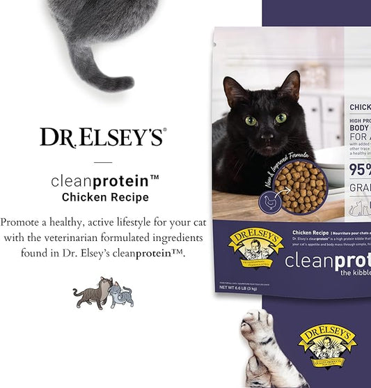 Dr. Elsey's cleanprotein Chicken Cat Kibble 6.6 lb. Bag
