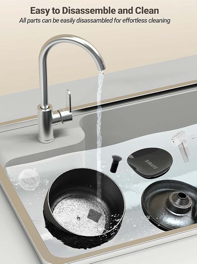 SIBAYS Cat Water Fountain, 3.5L/118oz Large Capacity Pet Water Fountain Cat Fountains for Drinking, Automatic Quiet Dog Water Bowl Dispenser with LED Light & Water Level Window(FS77, Black)