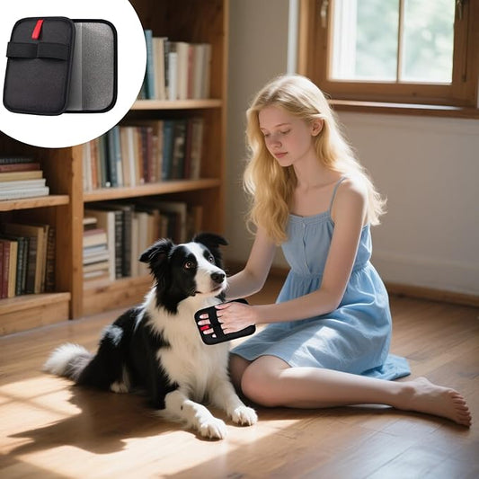 Pet Hair Remover,2 PCS Pet Hair Removal Glove,Electrostatic Gloves for Cats&Dogs,New Upgrade Efficient Grooming Gloves for Pet Hair,Reusable Animal Fur Removal Tool for Couch,Furniture,Carpet,Curtain