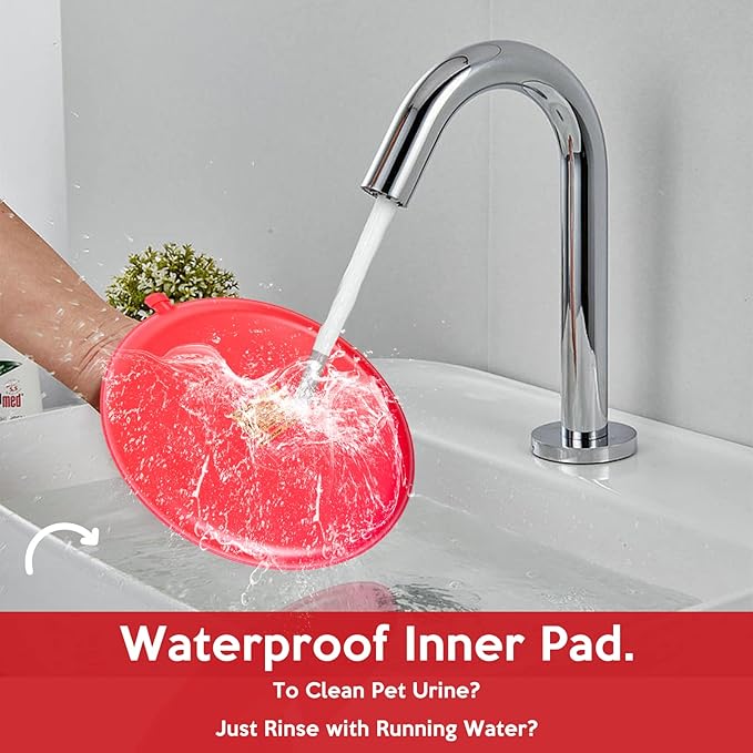 Original Pet Heating Pad Microwave, Snuggle Warming Safe Outdoor Newborn Kitten Puppy Pet Bed Warmer, Gel Reusable Heat Disc, Waterproof Heating Disk for Dog Cat Rabbit and Guinea Pig Gifts