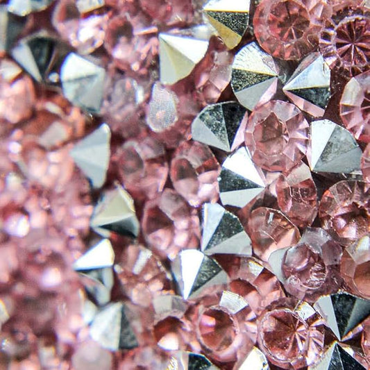 Pet Bed, Sparkling Rhinestones, Soft, Comfortable Velvet, for Lounging Dogs, Cats, Pets, Pink, Large, Sold Individually