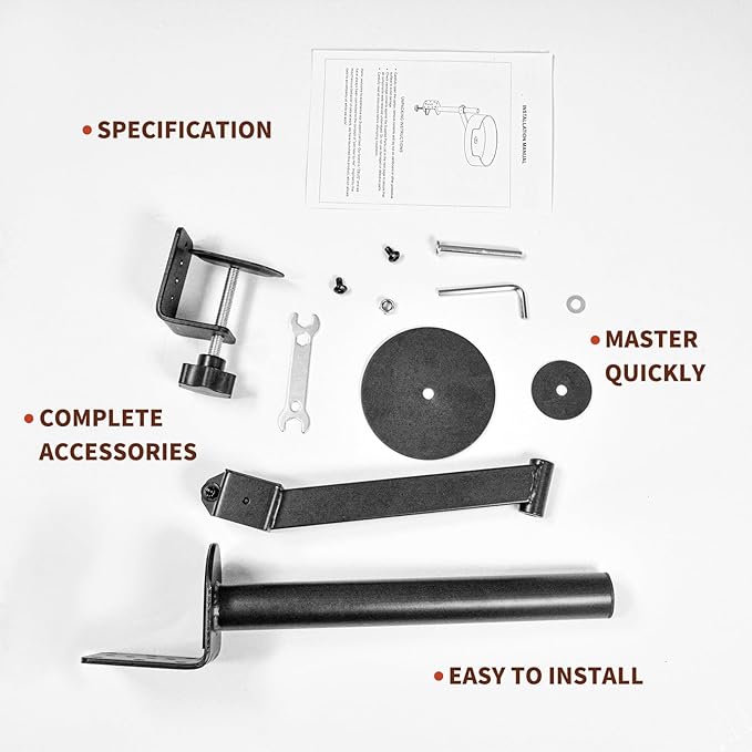 Cat Bed Desk with Pet Mat, Cat Hammock for Desk, ZBUQ Cat Bed Desk with Wooden Bowl, 360° Rotation and Adjustable Height, Light Brown