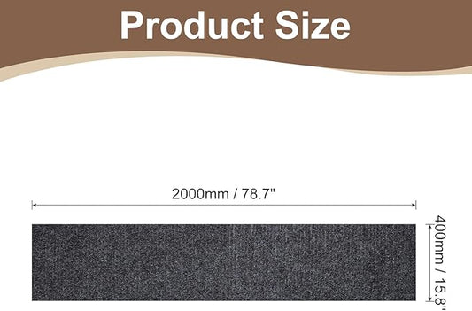 uxcell Self-Adhesive Cat Scratching Mat, 1 Roll 78.7" x 15.8" Couch Protector from Cat Claws for DIY Sofa, Wall, Doors, Cut Anti Cat Scratch Pad Carpet Mat, Dark Gray