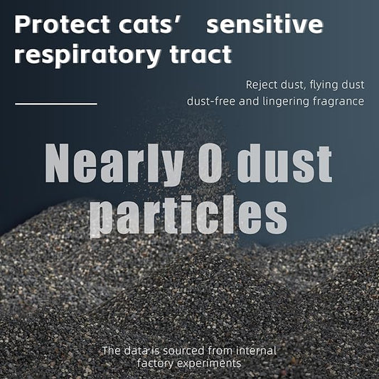 Natural Sodium-Based Raw Mineral Cat Litter | Dust-Free, Ultra Absorbent, Odor Control | Eco-Friendly, Low Tracking, Clumping Cat Litter (2 * 9.9LBS_Black Diamond)