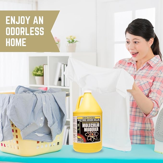 Pro's Choice Enzymatic Cleaner Molecular Modifier - Enzyme Stain Remover & Strong Odor Eliminator for Home - Enzyme Cleaner & Odor Eliminator for Stains - Pet Deodorizer Odor Eliminator (1 Gallon)