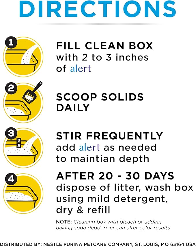 Purina Tidy Cats Tidy Care Alert Cat Health Monitoring Non Clumping Cat Litter with Silica Crystals - 8 lb. Bag