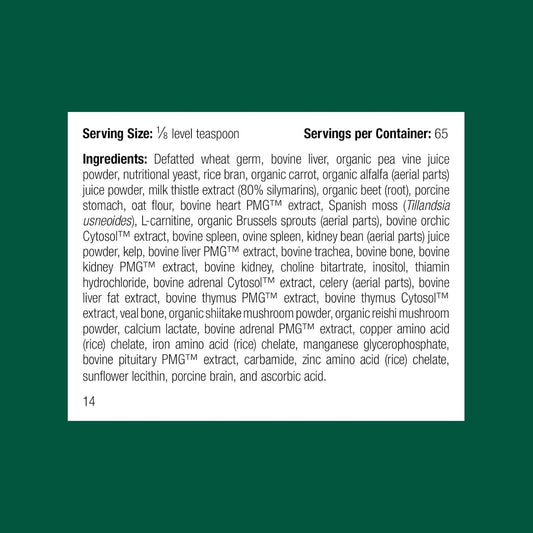 Standard Process Inc. Canine Whole Body Support - Multisystem Support Supplement for Canines - Nutritional Powder for Daily Health Maintenance - Multisystem Supplement Formula - 25 g