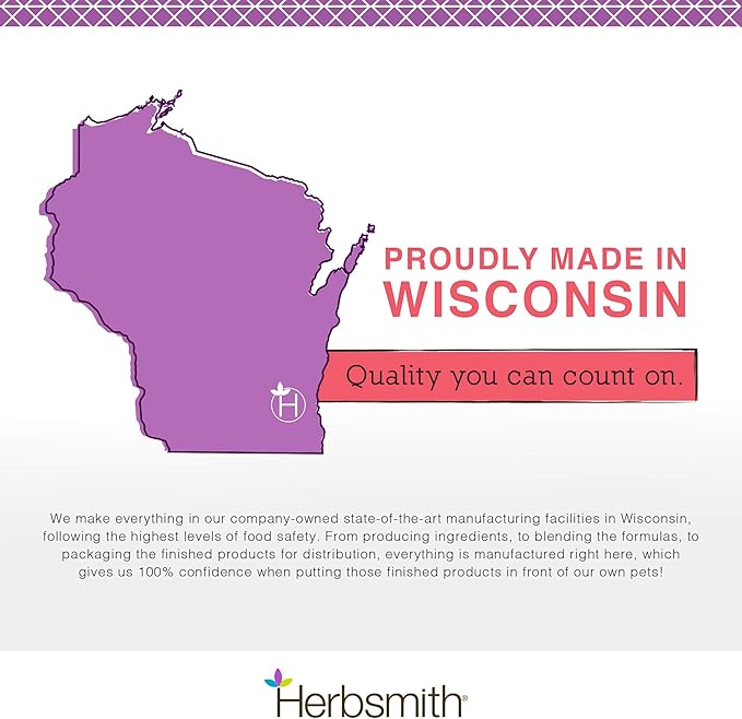 Herbsmith Calm Shen – Herbal Blend for Dogs & Cats – Natural Anxiety Remedy for Dogs & Cats – Feline and Canine Calming Supplement – 270 Tablets