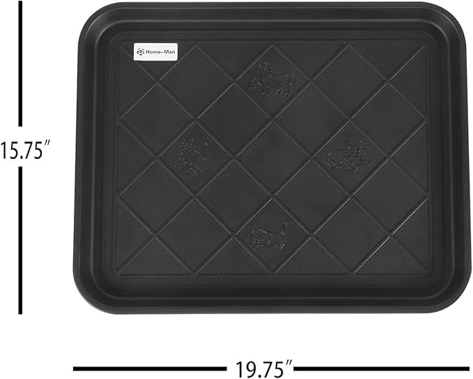 Multi-Purpose Boot Tray Mat,Dog Bowl Tray,Waterproof for Indoor and Outdoor Floor Protection