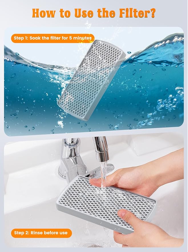 Cat Water Fountain Stainless Steel with 3 Filter