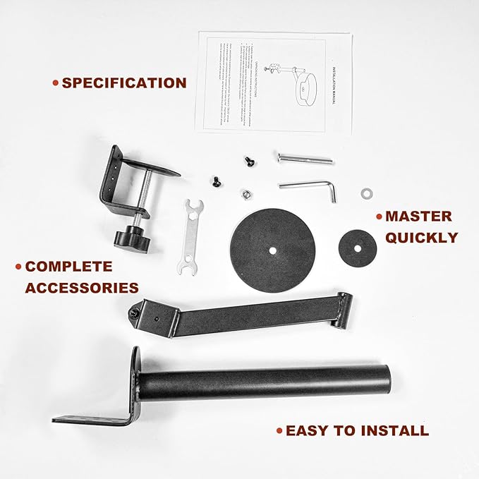 Cat Bed Desk with Pet Mat, Cat Hammock for Desk, Cat Bed Desk with Wooden Bowl, 360° Rotation and Adjustable Height, Coffee