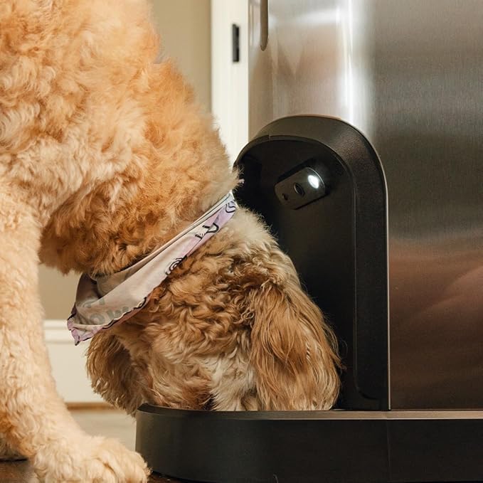 SMARTFeeder SPSF17-SS Large Capacity Automatic Dog Feeder – Stainless Steel Food Dispenser with WiFi App, Scheduled Feedings, Portion Control, HD Camera, Speaker & Microphone