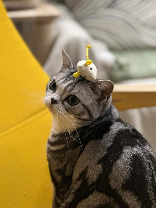 Durable Chew-Resistant Realistic Plush Mice Cat Teething Toys, Long-Lasting Interactive Kitten Toys