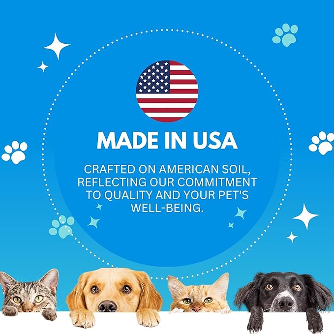 Bio-Active Bovine Colostrum for Dogs, Cats, Puppies, Kittens & Pets - Daily Colostrum Powder Supplement 240g (480 Servings)