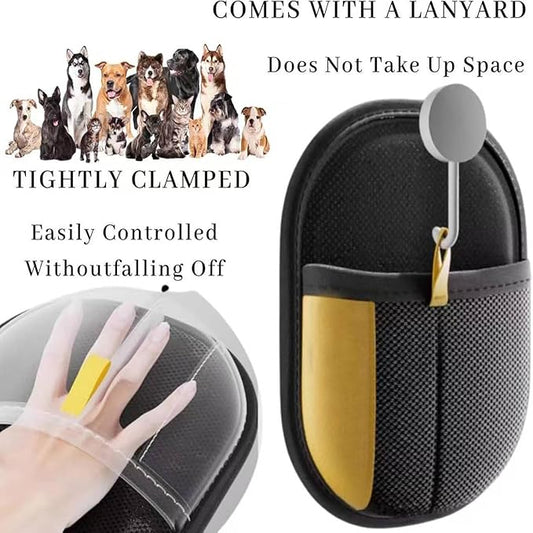 Whisker Gizmo Pet Hair Remover,Reusable Pet Hair Remover Glove,Pet Hair Removal Glove, Ultimate Pet Grooming Glove for Cats & Dogs - Dual-Sided Electrostatic Pet Hair Remover Mittens (3PCS)