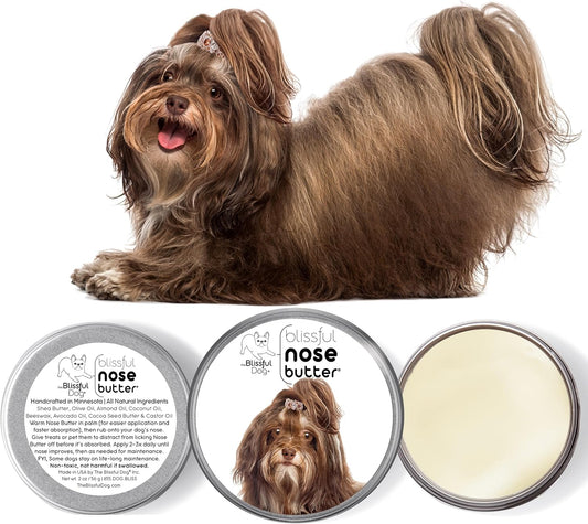 The Blissful Dog Havanese Unscented Nose Butter - Dog Nose Butter, 16 Ounce