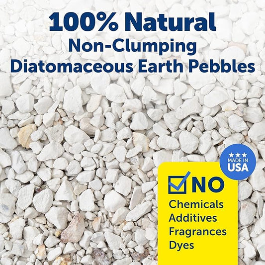PetSafe ScoopFree Premium Natural Cat Litter - Eco-Friendly Long-Lasting Litter - High Absorbency & Low-Tracking Design - Non-Clumping Pebbles - 4.2 lb Bag - 2 Pack