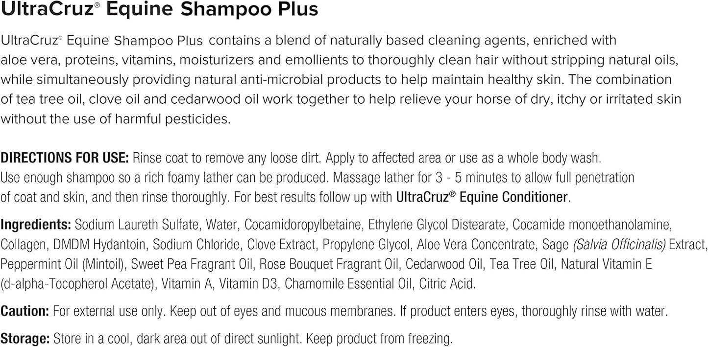 UltraCruz® Equine Shampoo Plus for Horses, 32 oz