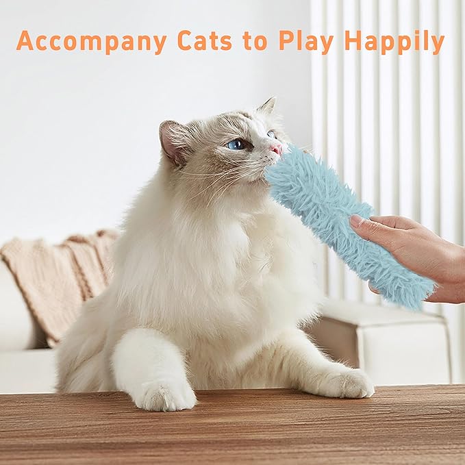 3 Pack Soft and Durable Cat Pillows, Rich Color Catnip Toys - Indoor Interactive Cat Kicker Toys for Cats (Green Set)