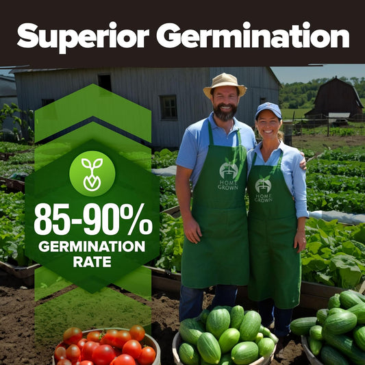 HOME GROWN π¨π¦π π£π₯ππ ππ¨π 25 Heirloom Vegetable Seeds 12,000+ π‘π’π‘-ππ π’ Survival Garden Seeds Kit, High Germination Tomatoes Carrots Beans Kale Peppers, Giftable Indoor Outdoor Planting Set