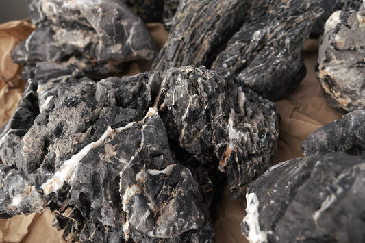 LANDEN Dark SEIRYU Stones Natural Rocks (3~11 inches,11pcs) x2 40Lx 2 Cases Total 80L 37lbs for Aquarium, Paludarium, Terrariums, Landscaping Rocks, Decorative Aquarium Rocks