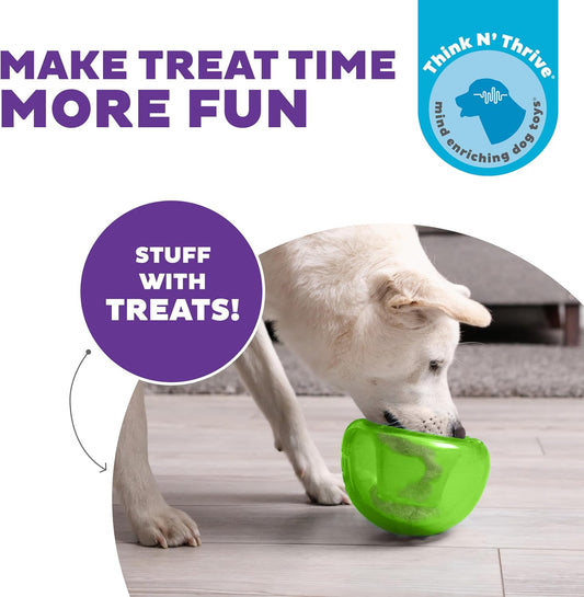 Outward Hound by Planet Dog Snoop Durable Interactive Treat Dispensing Dog Toy, Large, Green