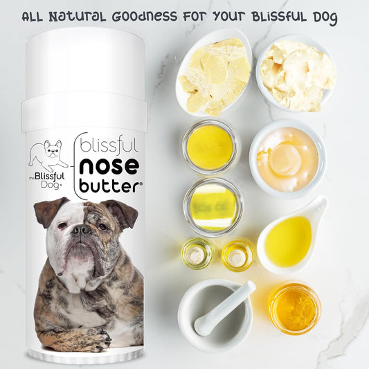 The Blissful Dog Olde English Bulldogge Unscented Nose Butter - Dog Nose Butter, 2 Ounce
