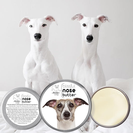 The Blissful Dog Whippet Unscented Nose Butter - Dog Nose Butter, 2 Ounce