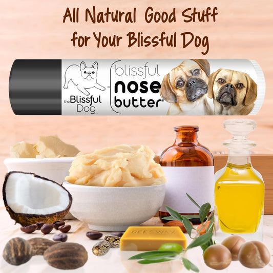 The Blissful Dog Puggle Unscented Nose Butter - Dog Nose Butter, 0.15 Ounce