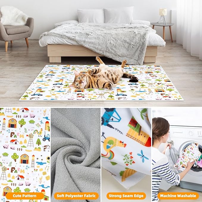 Professional Cat Grooming Wrap - Adjustable Restraint Blanket for Nail Clipping & Vet Visits, Escape-Proof Cat Wrapping Bag with Safety Straps, Large (27.6"x27.6") for Cats Up to 15lbs