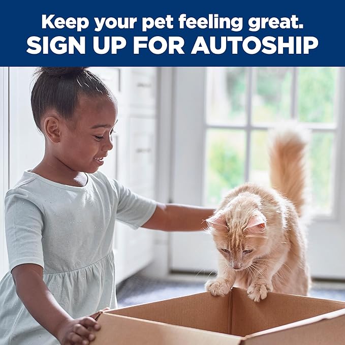 Hill's Science Diet Oral Care, Adult 1-6, Plaque & Tartar Buildup Support, Dry Cat Food, Chicken Recipe, 3.5 lb Bag