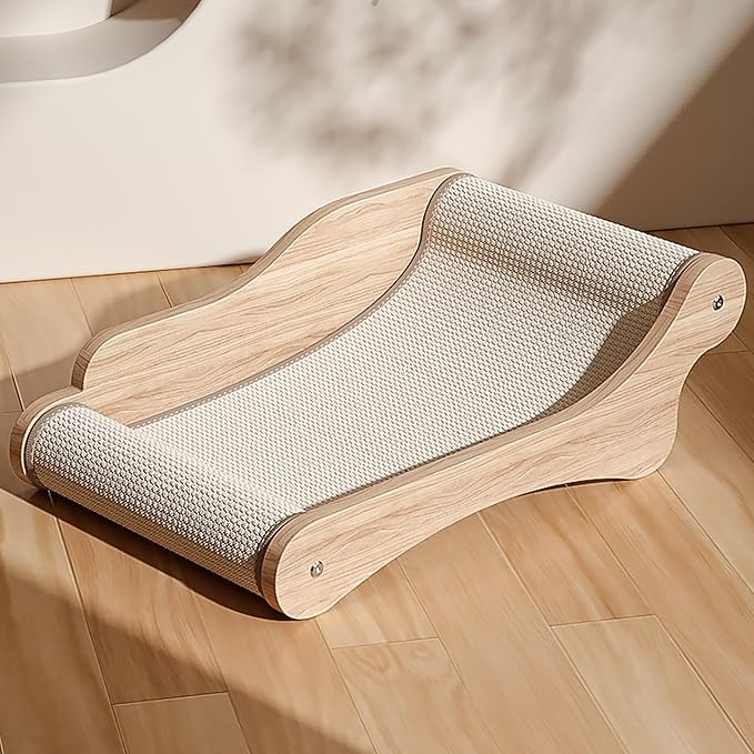 Cat Scratching Post Cat Hammock Scratcher for Indoor Cats Clearance Durable Sisal Cat Scratch Pad Wooden Cat Scratching Board Medium Small Kitty Scratcher Lounger Modern