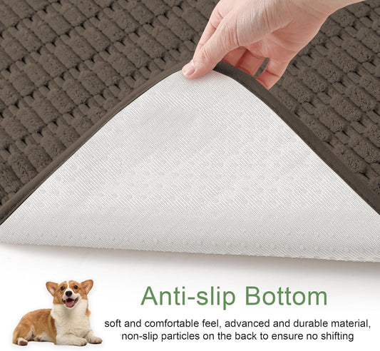 Washable Pee Pads for Dogs, 2 Pack Reusable Puppy Pads Dog Pads, Non-Slip Dog Pee Pads, Leakproof Pet Pee Pads Wee Wee Pads for Dogs. (Coffee, 34"x36"(Pack of 2))