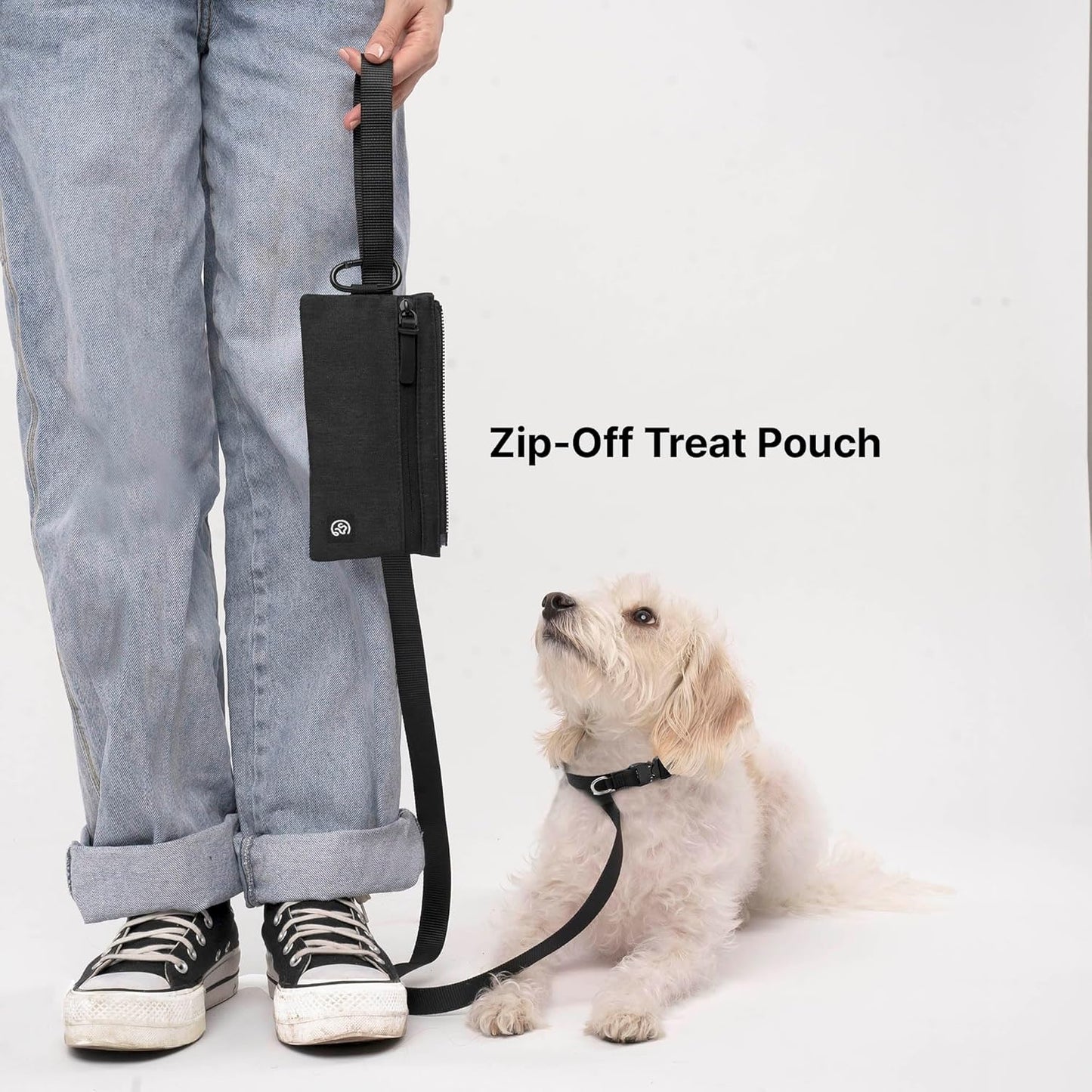 Porter 2-in-1 Dog Gear Backpack – Premium Dog Travel Bag with 10 Pockets, Zip-Off Treat Pouch, Leash Clip, Waterproof Pockets & Water Bottle Holder – Weekend, Hiking, Camping, Graphite