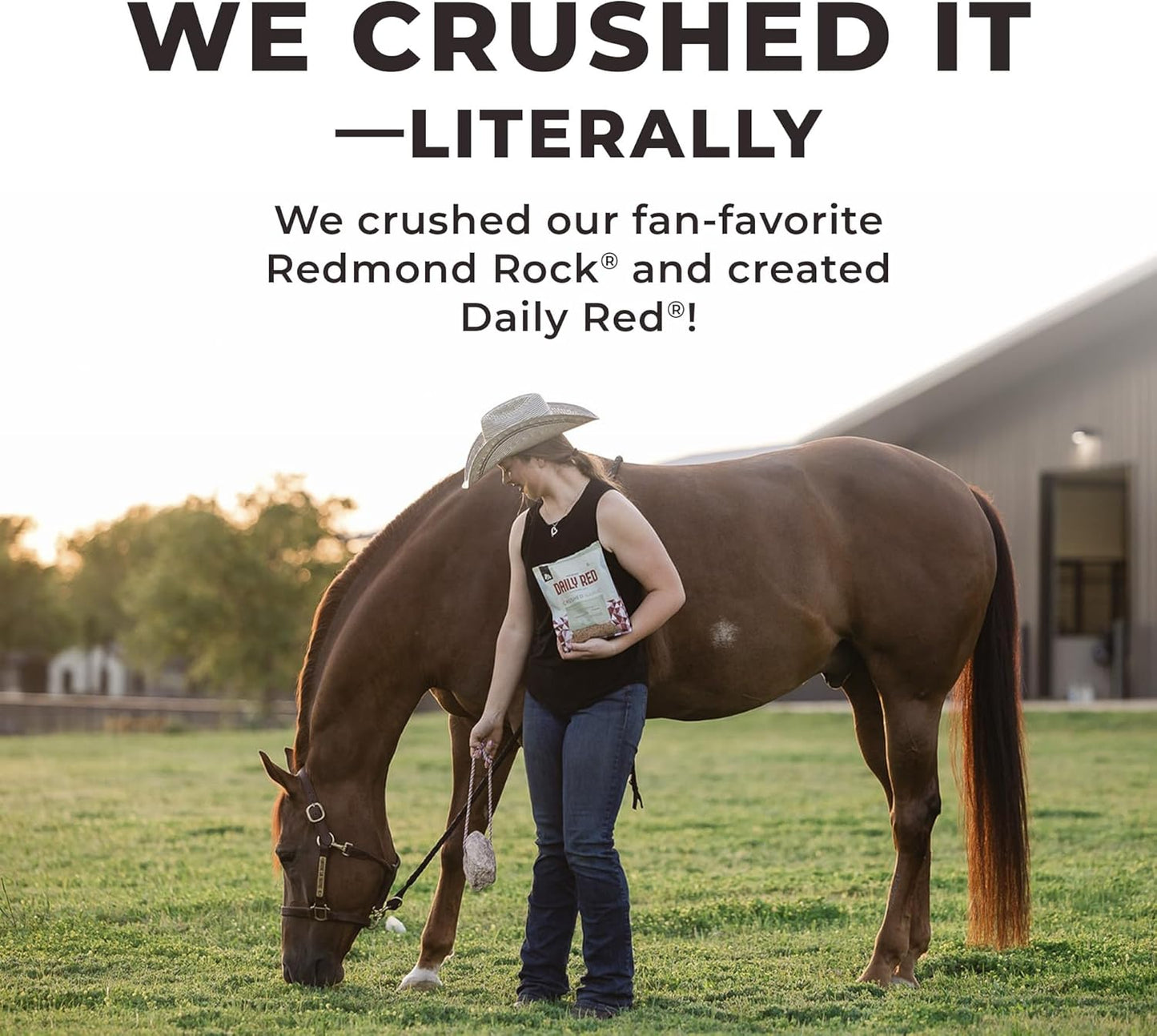 Daily RED Crushed Garlic - Mineral Supplement for Horses (25 LB Garlic)