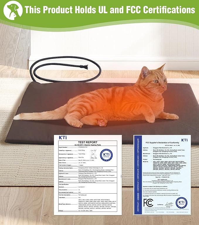 GUTINNEEN Heated Cat House with Bite-Resistant Wires, Insulated Cat House Outdoor with Detachable Lining, Expandable Feral Cat Shelter with Weatherproof Roof