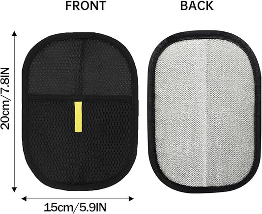 2 pcs Electrostatic Gloves Pet Hair Removal, 2025 Pet Hair Remover Glove,Cat Grooming Gloves,Reusable Pet Hair Remover Tool for Clothing, Couch, Carpet, Car Seat (2 pcs)