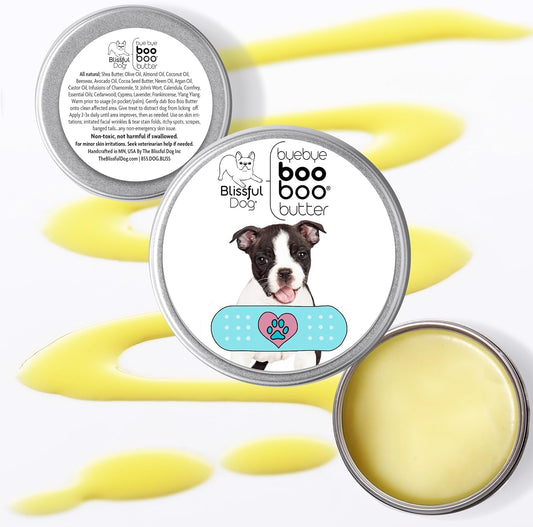 The Blissful Dog 2 oz TIN Boston Terrier Booboo Butter