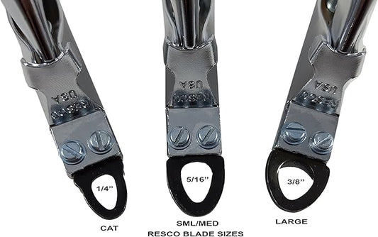 Resco Original Deluxe Dog, Cat, and Pet Nail/Claw Clippers. Best USA-Made Trimmer, More Colors & Sizes, Small/Medium, Chrome