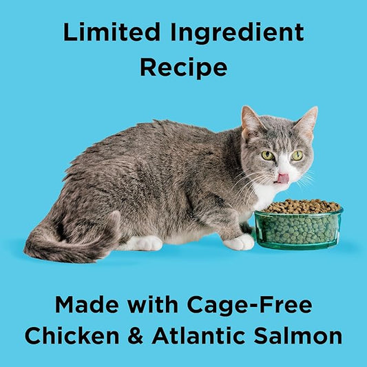 BIXBI Liberty Dry Food Indoor Cat Health Chicken & Salmon Recipe, 3lb