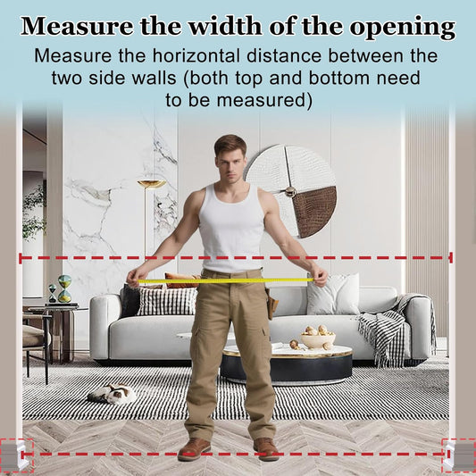 WAOWAO Triple Lock Baby Gate Extra Wide 31.1-35.04" Pressure Mounted Walk Through Swing Auto Close Safety White Metal Dog Pet Puppy for Stairs,Doorways,Kitchen