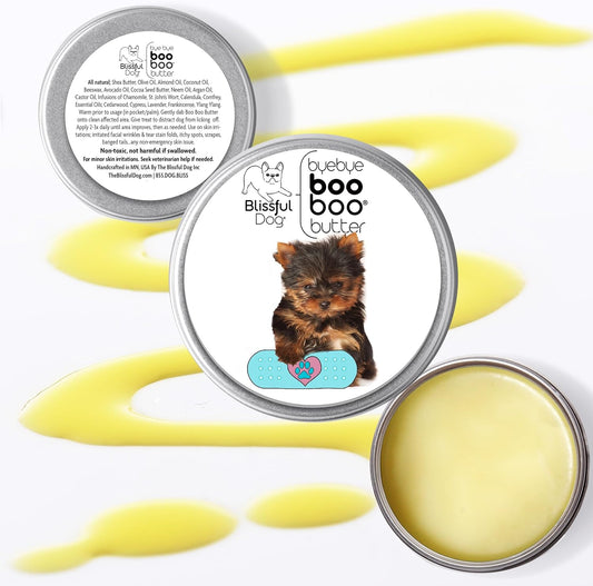 The Blissful Dog 8 oz TIN Yorkshire Terrier Booboo Butter