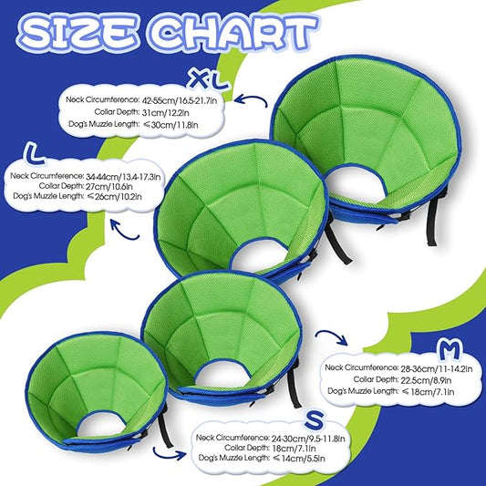 Dog Cone Collar After Surgery, Adjustable Soft Recovery Cone for Small Dogs to Stop Licking, Light-Weight Comfortable Elizabethan Collar for Dogs Anti-Bite Lick Protective Wound