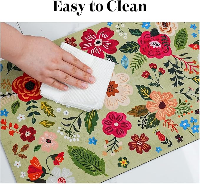 Absorbent Quick Dry Pet Food Mat for Dogs and Cats - Eco-Friendly Bowl Mat for Food and Water Dispenser - 12"x20" Floor Accessory