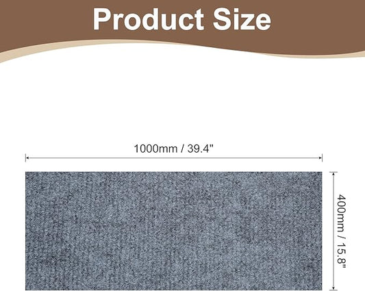 uxcell Self-Adhesive Cat Scratching Mat, 1 Roll 39.4" x 15.8" Couch Protector from Cat Claws for DIY Sofa, Wall, Doors, Cut Anti Cat Scratch Pad Carpet Mat, Light Gray