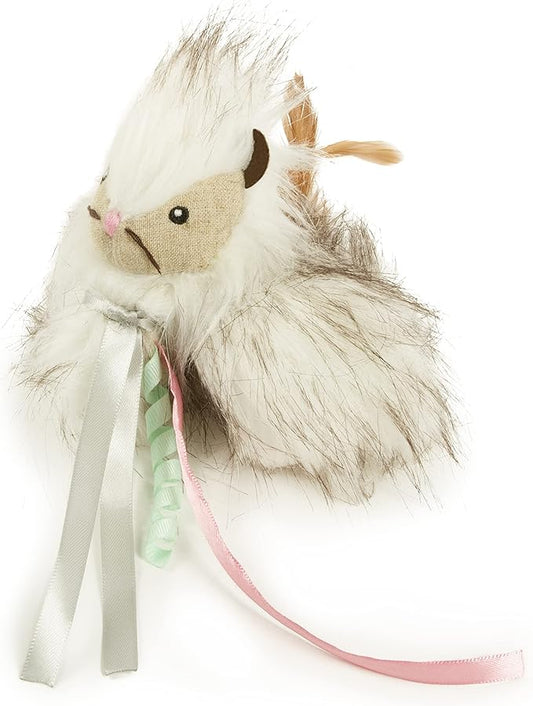 SmartyKat Chitter Critter Squirrel Electronic Sound Plush Kicker Cat Toy, Battery Powered - Gray, One Size (Pack of 2)