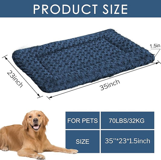Dog Bed Mat - Comfortable Dog Kennel Pad, Multi-Purpose Dog Crate Bed & Dog Bed Mats for Dogs & Cats – Soft Dog Crate Mat & Dog Bed Crate Mat for Dog & Cat