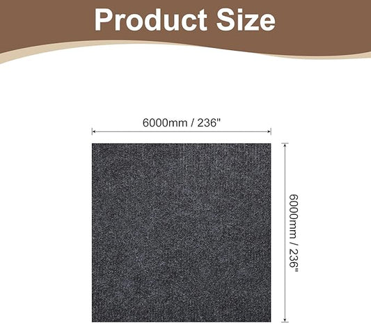 uxcell Self-Adhesive Cat Scratching Mat, 1 Roll 236" x 236" Couch Protector from Cat Claws for DIY Sofa, Wall, Doors, Cut Anti Cat Scratch Pad Carpet Mat, Dark Gray