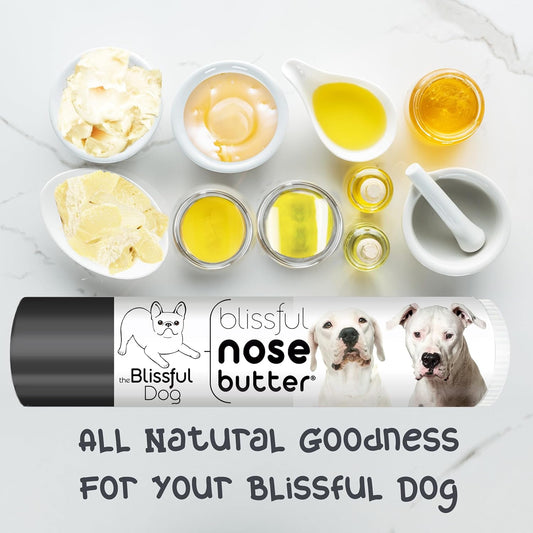 The Blissful Dog Dogo Argentino Unscented Nose Butter - Dog Nose Butter, 16 Ounce