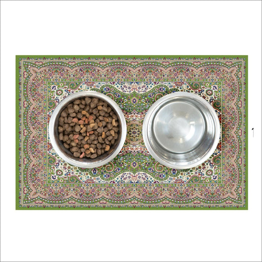 LOVEWAG Washable Dog Pee Pads, 24" x 16", Waterproof, Non-Slip, Super Absorbent, Reusable Machine-Washable, 2-Pack (Peacock Garden)